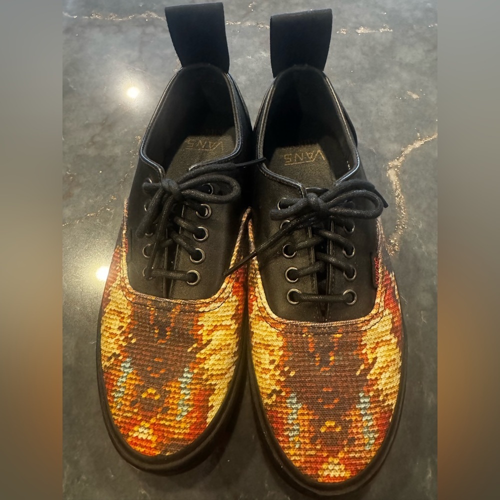Vans x KIROIC 2013 Authentic Ikat Tapestry Sneakers Streetwear Vintage